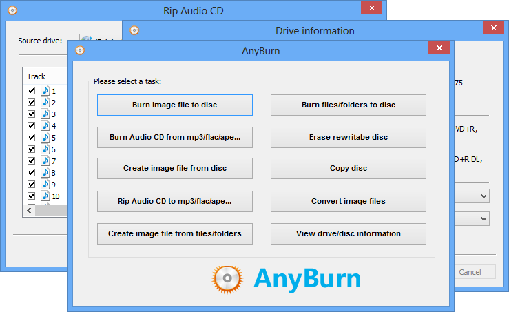 Free Any Burn Screenshot