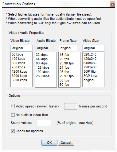 WM Converter Screenshot