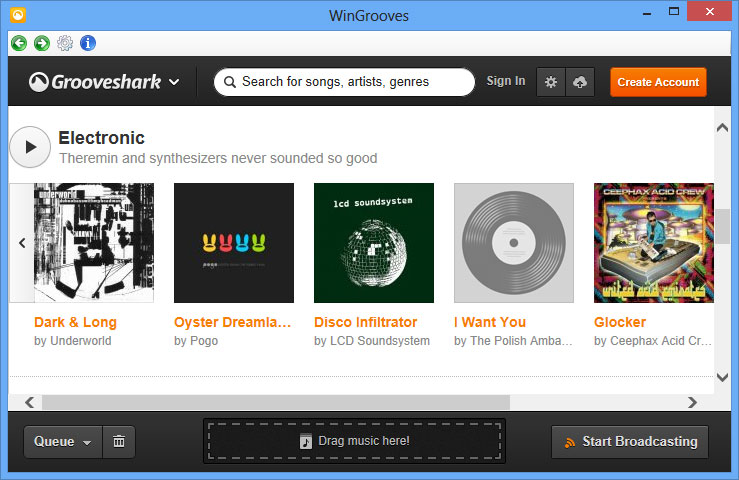 WinGrooves Screenshot