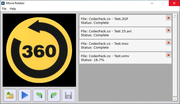 Movie Rotator Screenshot