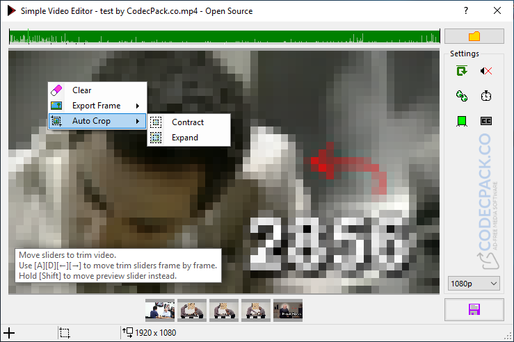 Simple Video Editor Screenshot