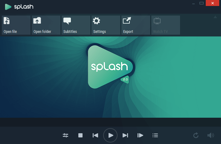 Splash Player Screenshot